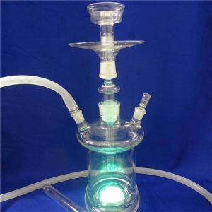 SGS Stainless Aluminum Hesen Hookah Shisha Glass