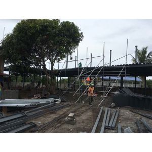 High-Quality H-beam Steel Structure Villa With Modern Rustic Style Design