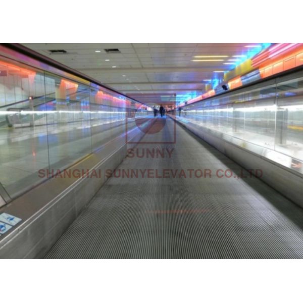 Buy 1000mm PLC Large Passenger Flow 0.5M/S Automatic Moving Walkway at wholesale prices