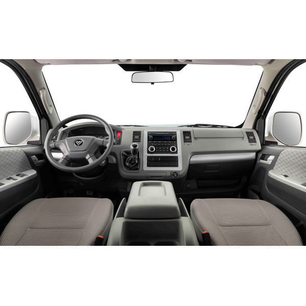 2seats 5.34m Pure Electric Long Axle Flat Top Closed Truck 41.86kwh Battery 227km Range