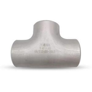 1"-4" DN25-DN100 Forged Stainless Steel 304 316 Round Tee Welding SCH40S ASTM