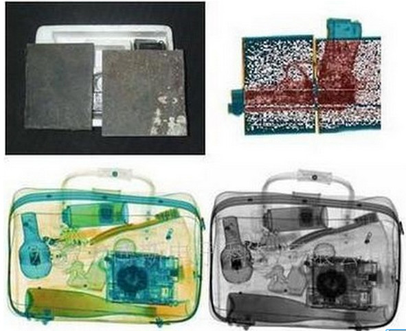 Explosive Powder / Drug Detect X Ray Baggage Scanner For Airport / Train Station 100*80