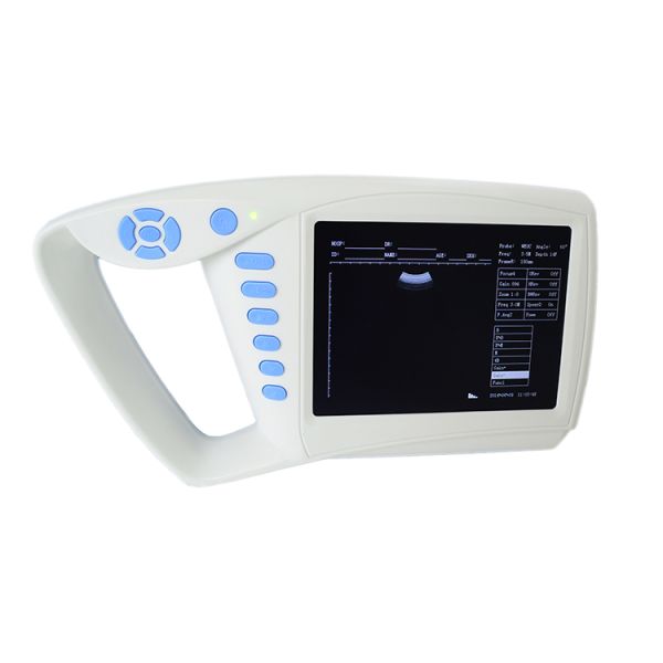 White Mobile Ultrasound Machine Vet Palmtop Ultrasound Scanner 7 Inch TFT LCD USB 2.0