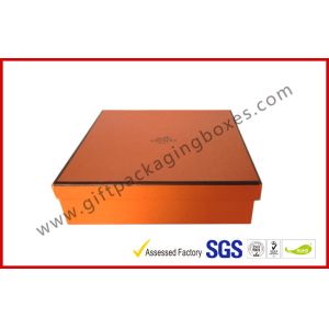 Printing Embossed Paper Apparel Gift Boxes For Lid / Boots And Shoses