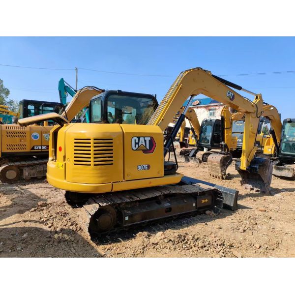 Flexible Operability Used CAT 307 Excavator with Advanced Joystick and Foot