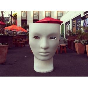 Leisure stylish nemo Magic face Fiberglass Plaza reception Mask chair