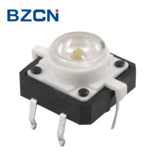 Crystal Button Black House LED Tact Switch Waterproof And Anti - Static