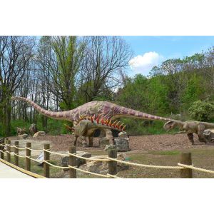 Durable Simulation Giant Animatronic Dinosaur With Vivid Roaring And Breathing