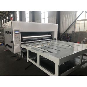 4 Color Semi Automatic Printer Slotter Machine For Corrugated Carton