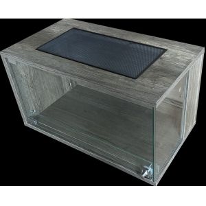 Customizable Wooden Reptile Terrarium Easy Assembly With Glass Window