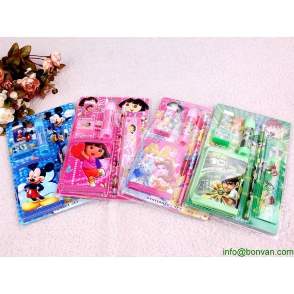 Buy Promotional plastic back to school stationery kit,personalized stationery set at wholesale prices