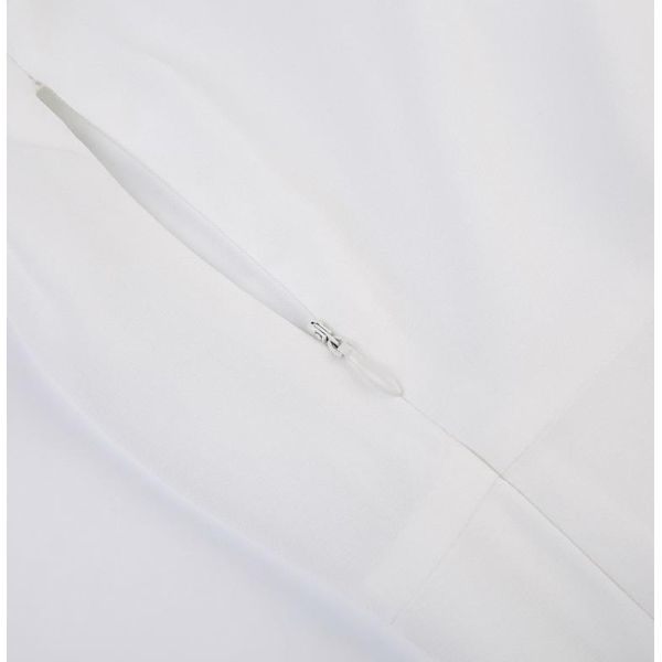 Custom Clothing Factory China Chiffon Ruffled Breasted V Neck Flared Long Sleeve Dress