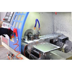 CNC Lathing Work Shiny Silver Brass Cp Extension Nipple Pipe Turning for Pipe