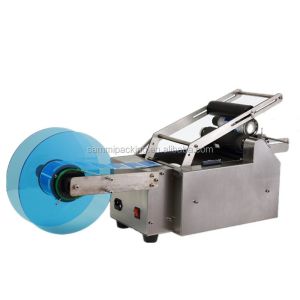 Quality Manual Adhesive Round Bottle Stick Labeling Machine, Label Applicator for sale