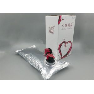 Printed Customized Juice Bags In Box Packaging Various Sizes Available