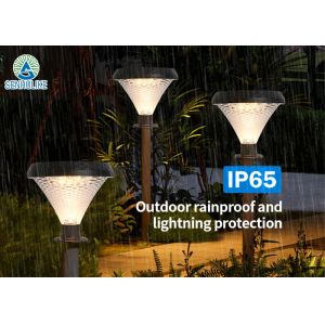 Quality Smart LED Solar Garden Lamp IP65 for Outdoor Street Lighting Yard for sale