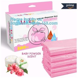 Baby nappy bag with scented diaper sacks, Diapers bag for newborn,disposable