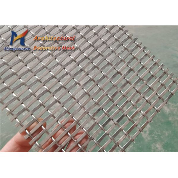 Drapery Barrette 4.5mm Woven Wire Mesh Fabric Railing Infill