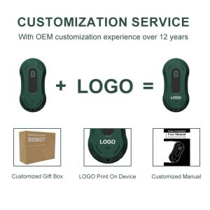 Household Smart Cleaning Robot 2.8KPa Vacuum Automatic Glass Cleaner Robot