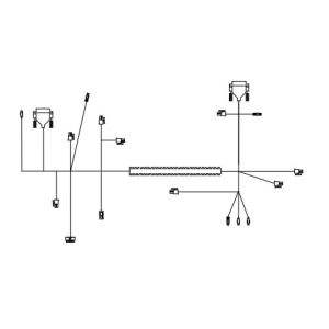 Quality ATM Spare Parts 445-0752450 6623 FASCIA POWER HARNESS for sale