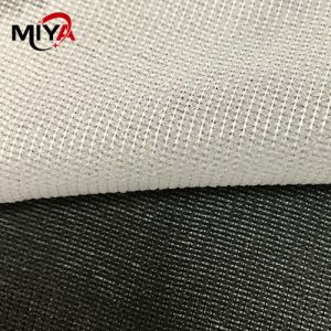 Polyester Knitted Woven Fusing Interlining Shrink Resistant For Clothing