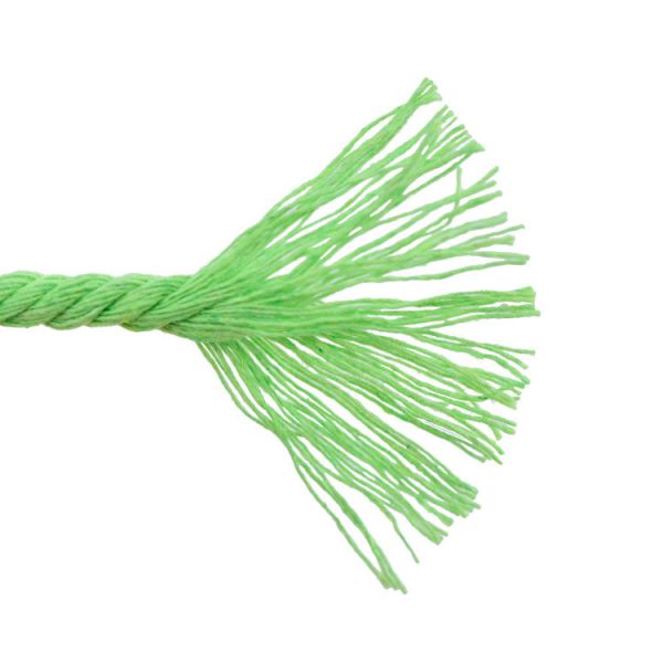 50m Dusty Pink Macrame Cord 5mm ISO9001 Pink Cotton Rope 3 Strands