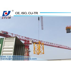 HYCM Stationary 6ton 50m Boom Hammerhead Tower Crane QTZ60(5012) for High Rise