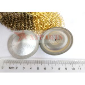 High Hardness Galvanized Steel 50mm Round Dome Cap Speed Clips