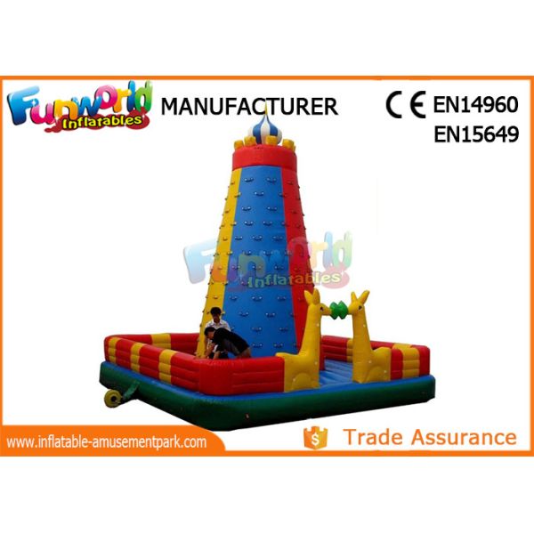 Big Inflatable Sports Games Outdoor Air Rock Climbing Wall CE UL SGS