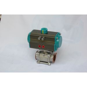 Ball Valves Actuated:Single or double acting pneumatic control