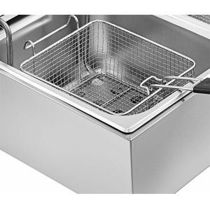 Countertop Stainless Steel Gas Deep Fryer 6L With Fryer Basket