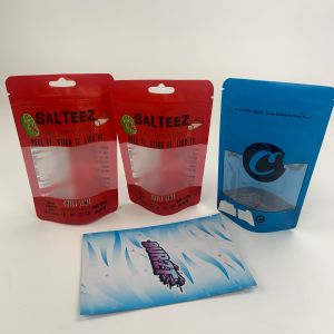 Small Cookie Edible Gummy Zipper stand up Pouches With Window