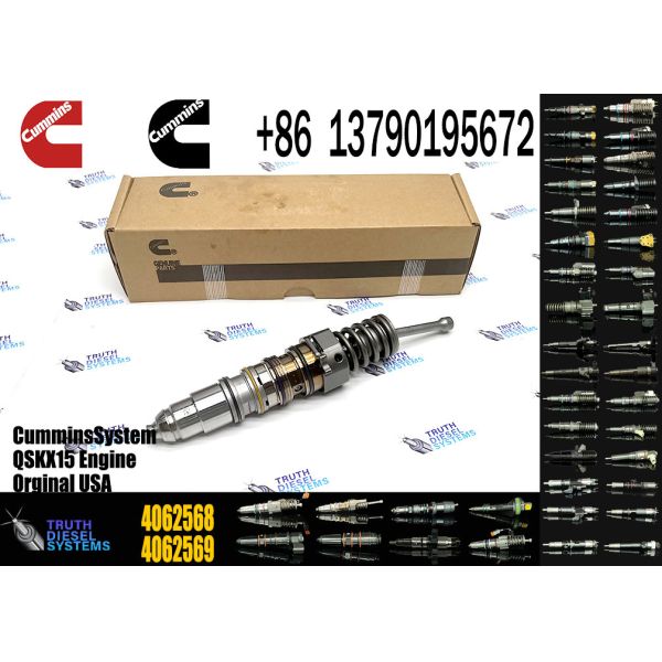 Common Rail Fuel Injector 4062569 4062568 4928264 4088652 4088648 4088660 4088662 4076965 4903455 for Cummins X15 QSX15 ISX15