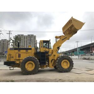 Japan Used Wheel Loader Komatsu WA600 Large Capacity Powerful Engine