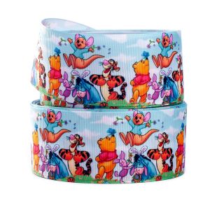 China factory custom printed logo satin ribbon