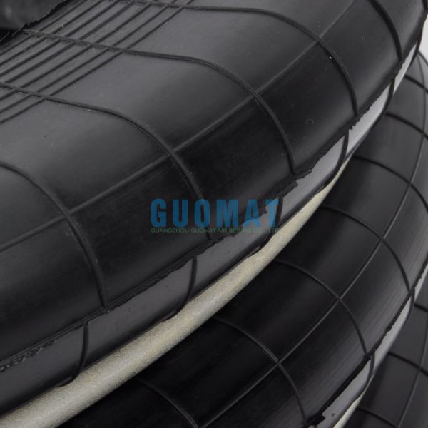 S-350-3 Yokohama Rubber Air Spring Cushion Ref. to Guomat F-350-3 Three Convoluted Rubber Bellows