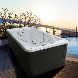 Outdoor Freestanding Swimming Spa Whirlpool Massage Swim Pool Spa