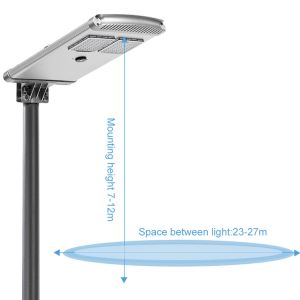 China 12.8V 27AH 30W 150lm/w Aluminum Solar Street Lights on sale