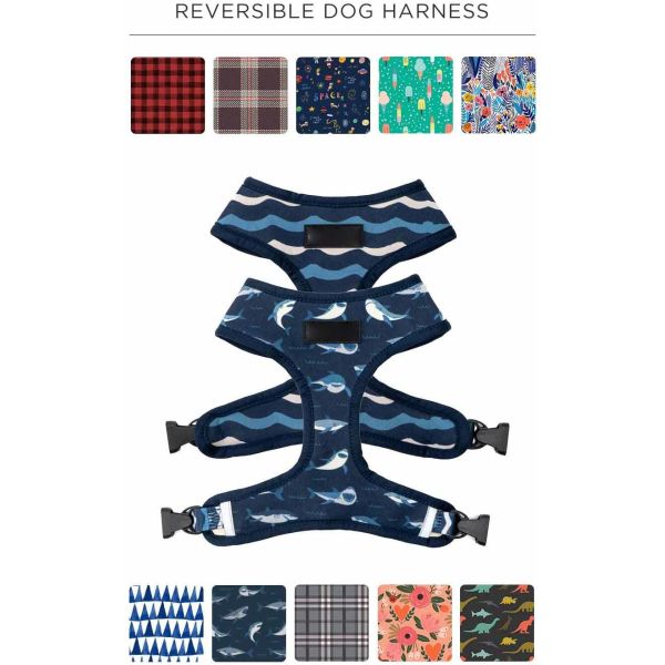 Buy Polyester Material Pets Dog Harnesses Reversible Customized Color Comfortable Fabrics at wholesale prices