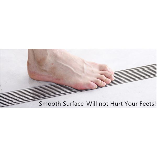 Square Taizhou Floor Drain with 68x300mm Outer Diameter and Stainless Steel Strainer