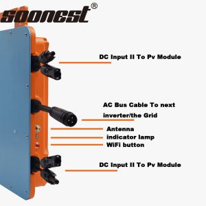 1400W Microinverter 400W 500W Micro Inverter 600W Solar Inverters 700W