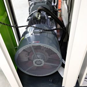 Axial flow Fan IP55 Two Compression Screw Air Compressor With IE4 Permanent