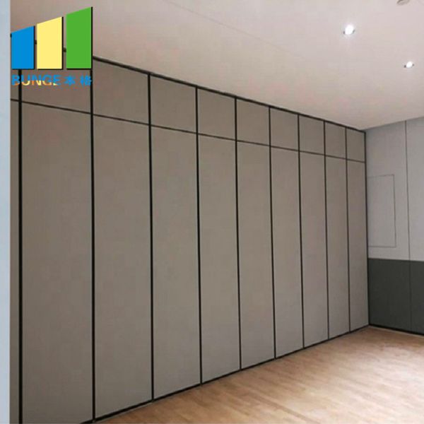 Hotel Hanging Acoustic Room Dividers Restaurant Folding Sliding Partition Wall