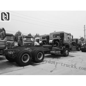 LHD 6X4 SINOTRUK HOWO Tipper Dump Truck Euro 2 336HP Engine HYVA Front Lifting