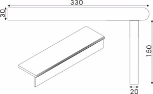 China natural stone padang dark grey granite G654 cheap granite stairs,high polished step