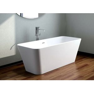 Boat Shape Freestanding Deep Soaking Tub Seamless Freestanding Whirlpool Tub