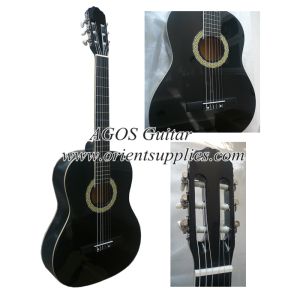 China 39inch Basswood classical guitar White ABS binding CG3910AW on sale