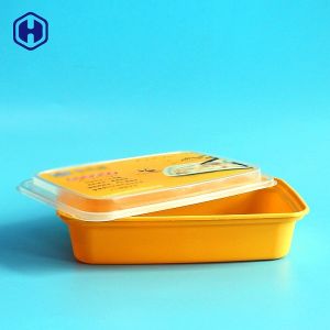 Empty Food Packaging Plastic Container In Mould Labeling 400ML 750ML
