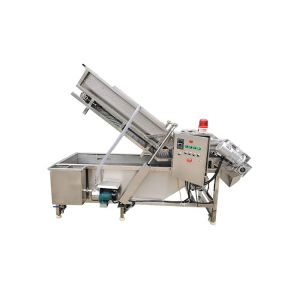 SUS 304 500kg/h Air Bubble vegetable sanitizer machine