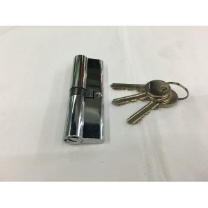 95mm(45*50) Double Zinc Cylinder with 3 iron normal keys Surface finish CP